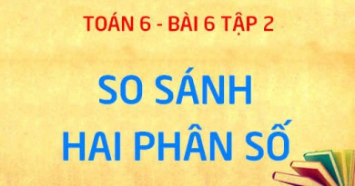 So sánh phân số: Cách so sánh hai phân số khác mẫu số, hai phân số cùng mẫu số - Toán 6 bài 6 tập 2 C3